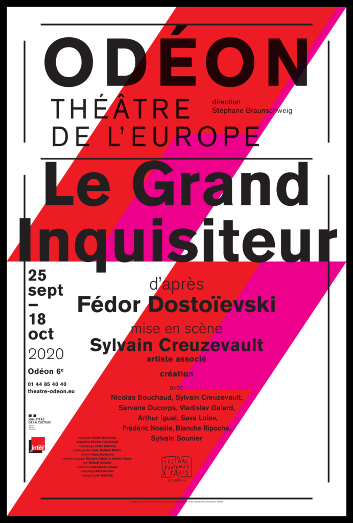 Le Grand Inquisiteur d'après Féodor Dostroïevski. Mise en scène de Sylvain Creuzevault. Odéon-Théâtre de l'Europe © Simon Gosselin