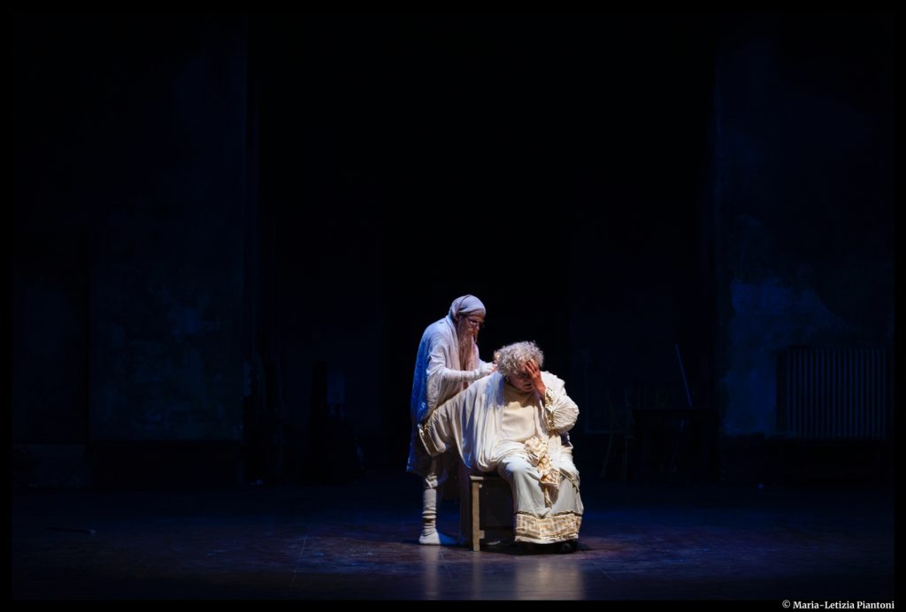 Crise de nerfs d'après Tchekhov. Le chant du cygne. Jacques Weber. Mise en scène de Peter Stein. Théâtre de l'atelier. © Maria-Letizia Piantoni