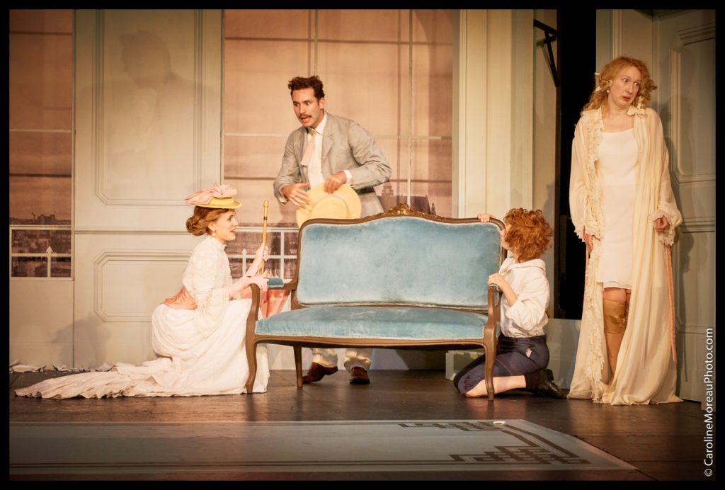 On purge bébé de Georges Feydeau. mise en scène d' Emeline Bayart. Théâtre de l'Atelier. © Caroline Moreau. 