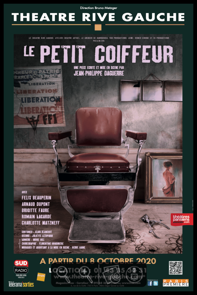 Le petit coiffeur de Jean-Philippe Daguerre. théâtre Rive-Gauche. © Fabienne Rappeneau