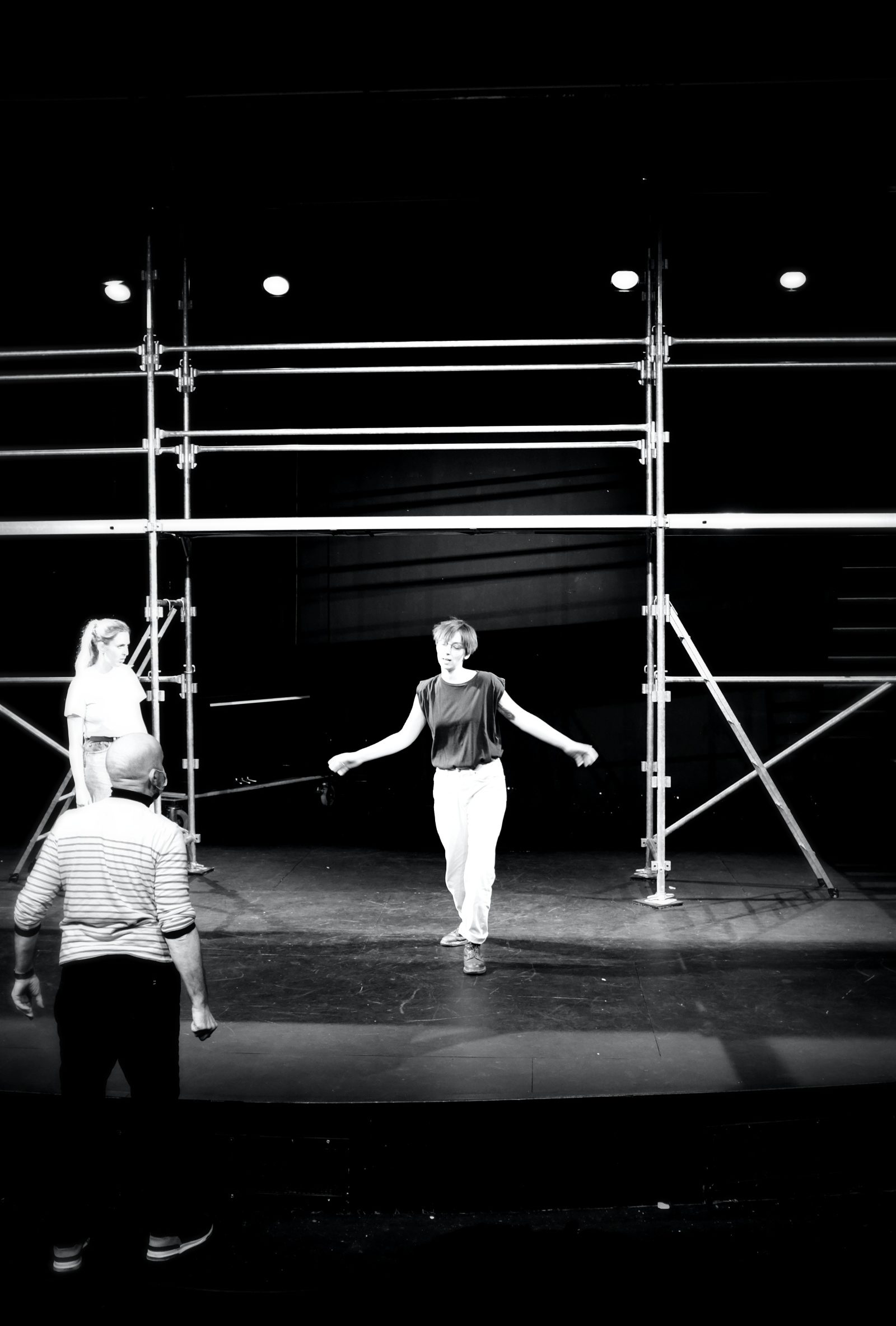 Roméo et Juliette de William Shakespeare. Mise en scène de Paul Desveaux. Studio ESCA. © OFGDA
