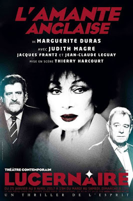 au Lucernaire, il joue face à Judith Magre dans l'Amante Anglaise de Duras. mise en scène de Thierry Harcourt © DR