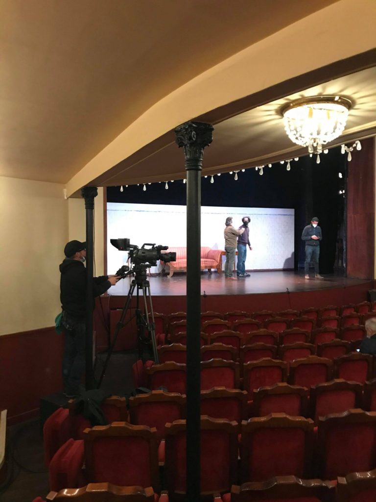 Dans les coulisses de la captation de Crise de Nerfs au Théâtre de l'Atelier © Loïc Mobihan