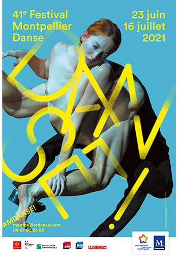Affiche de la 41e édition du Festival Montpellier Danse 