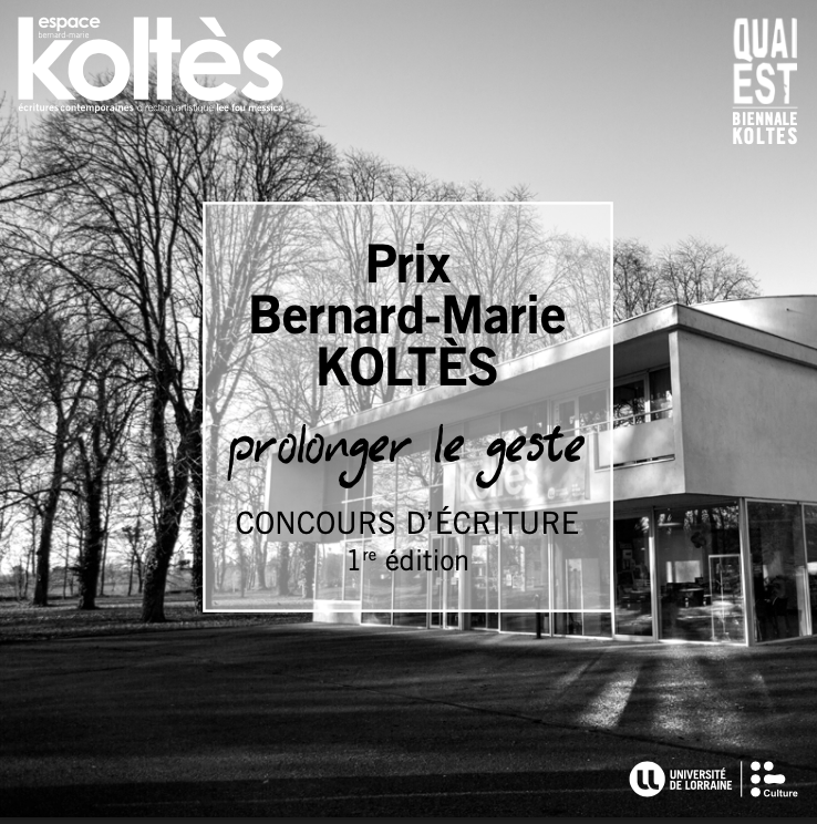 Lancement du prix Bernard-Marie Koltès