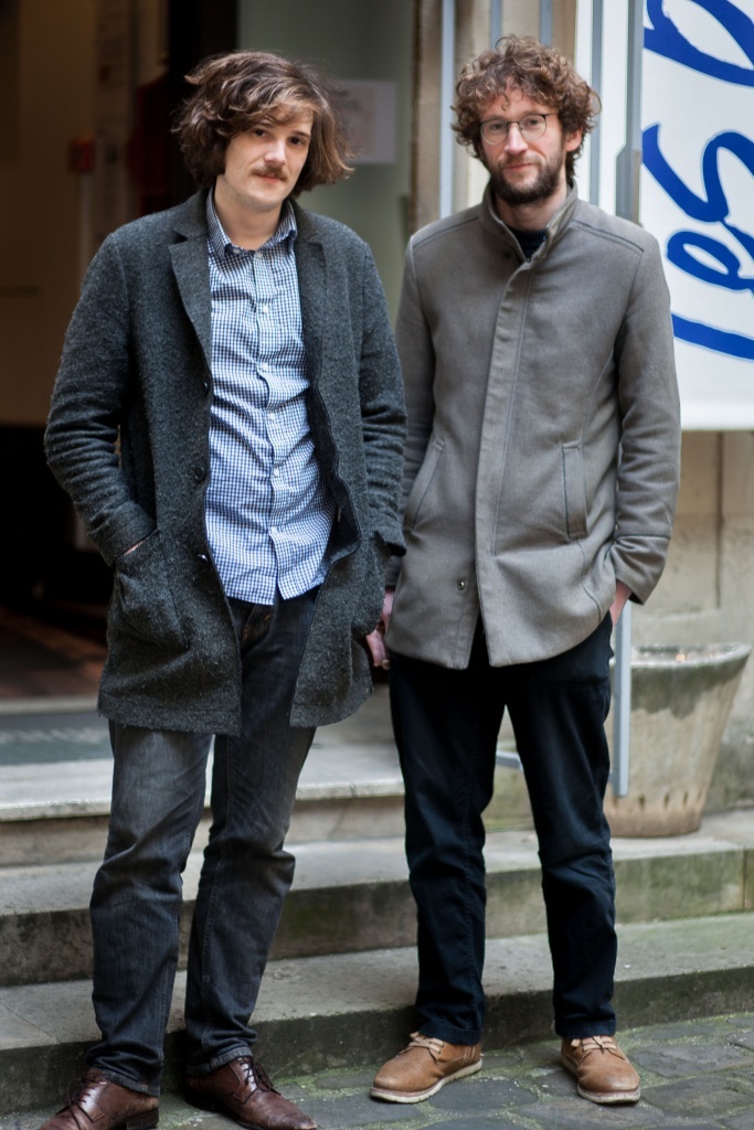 Adrien Grassard et Rémi Prin, directeur technique et programmateur des Déchargeurs © Lou Saläun Tilly