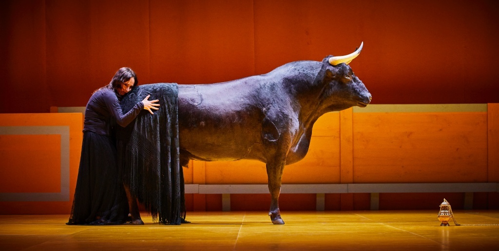 Liebestod el olor a sangre no se me quita de los ojos Juan Belmonte - 'Lodeur du sang ne me quitte pas des yeux histoire(s) du théâtre III - Angélica Liddell © Christophe Raynaud de Lage 