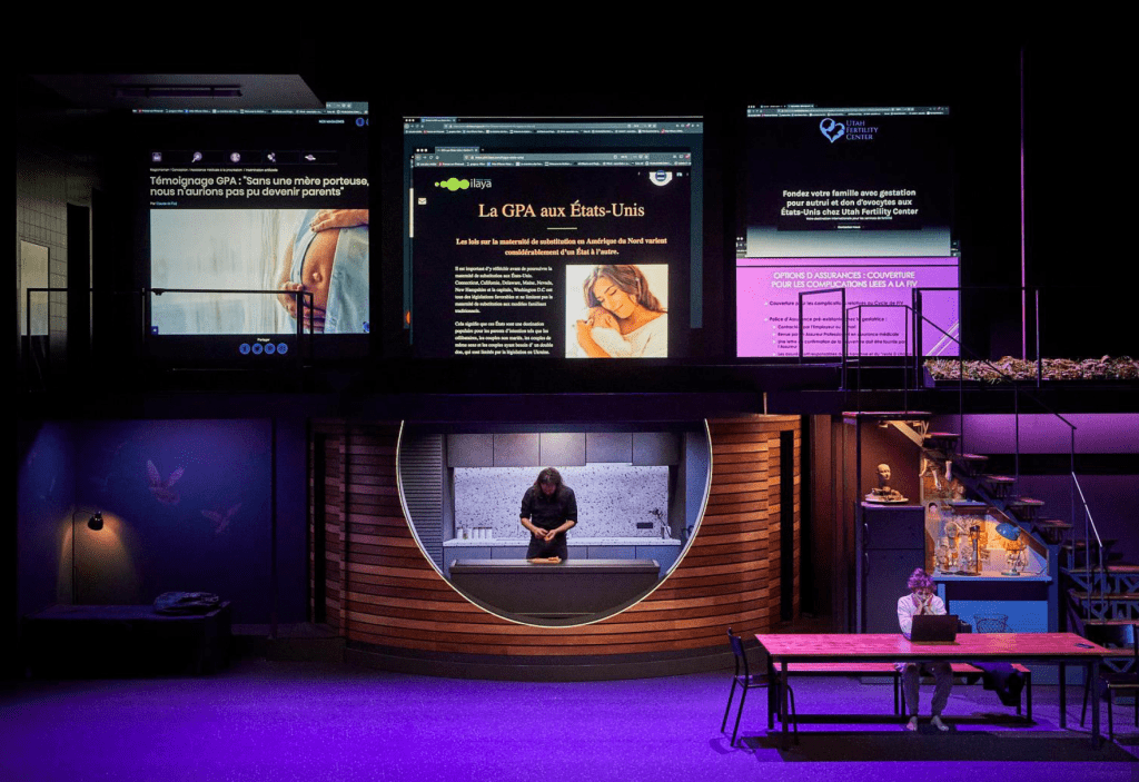 Pour autrui de Pauline Bureau. La Colline - Théâtre national © Christophe Raynaud de Lage