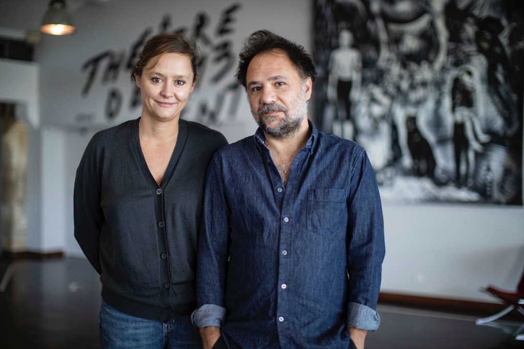 Nathalie Garraud et Olivier Saccomano. théâtre des treize vents © Jean Louis Fernandez