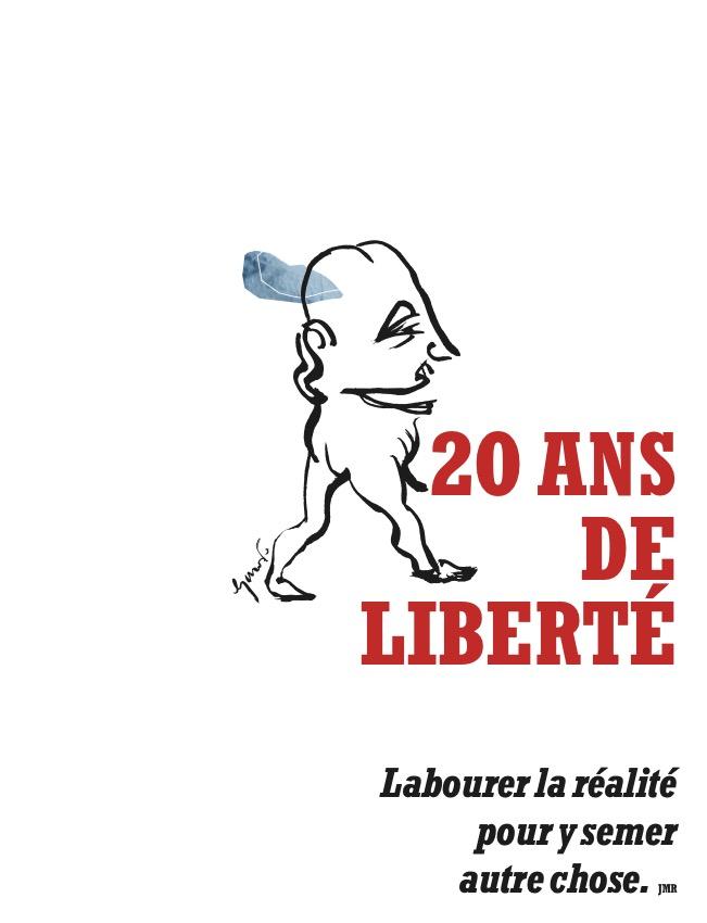 Couverture du Livre 20 ans de Liberté Théâtre du Rond-Point