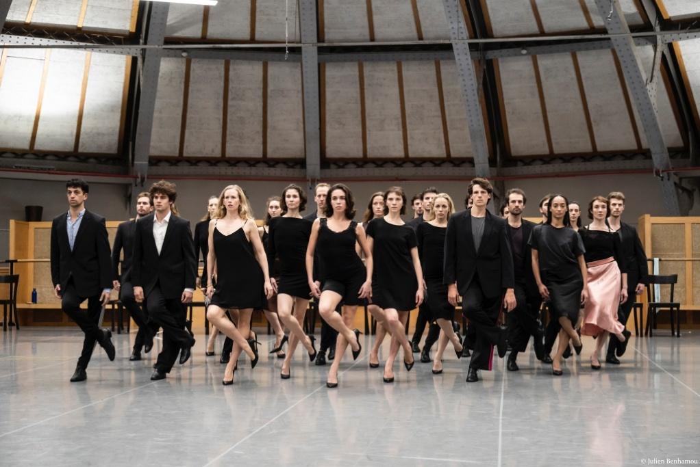 Kontakthof, une pièce de Pina Bausch, Ballet de l'OnP - répétition © Julien Benhamou