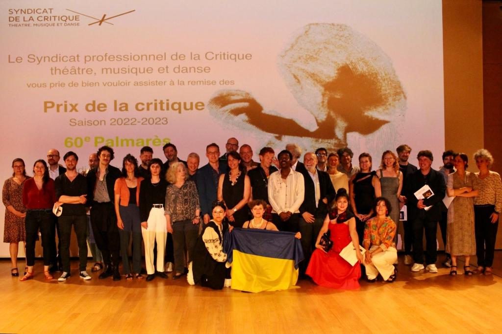 remise des prix du syndicat de la Critique © Jean Couturier 