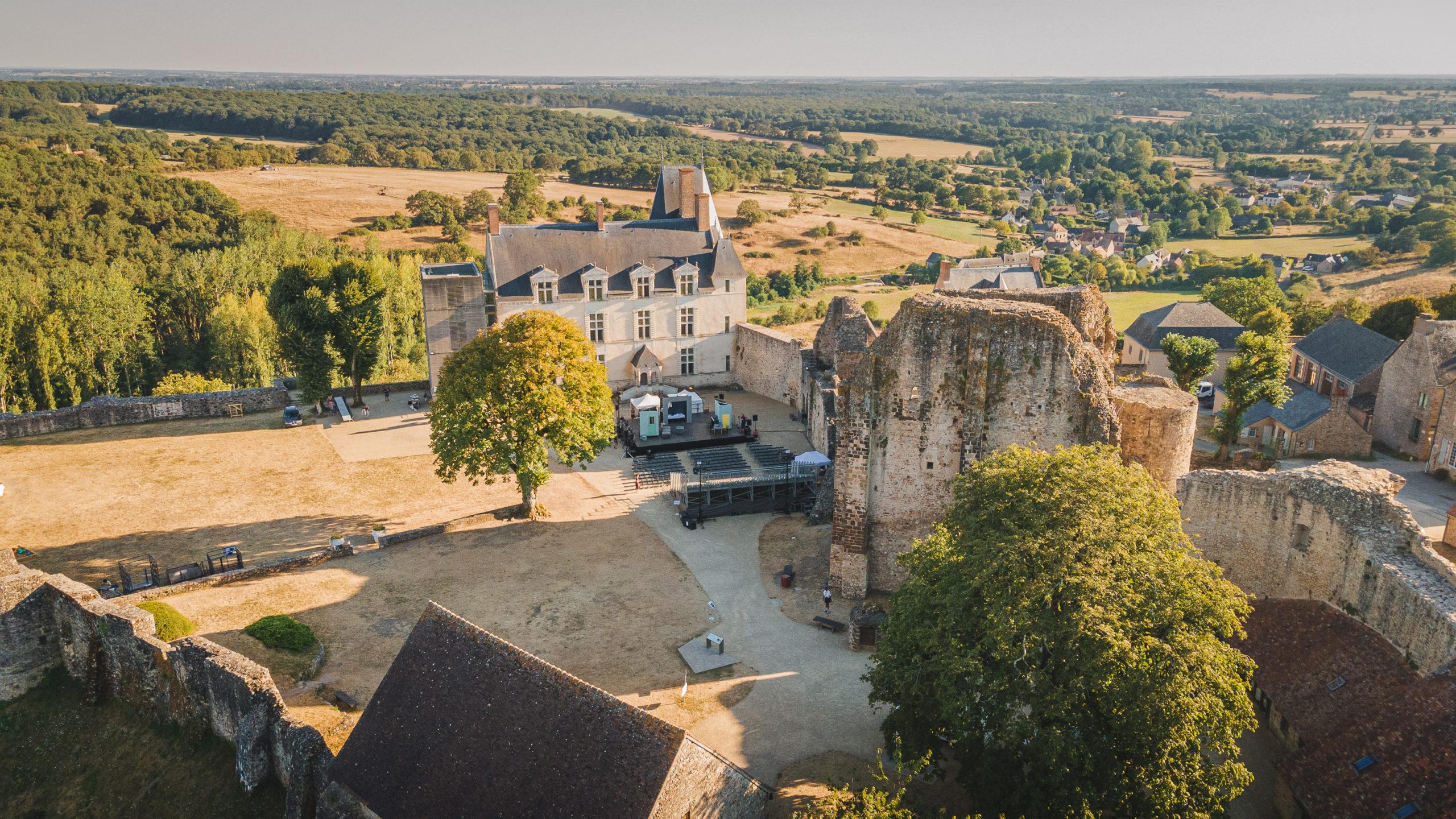 Les Nuits de la Mayenne - Le château Sainte Suzanne © Les Nuits de la Mayenne