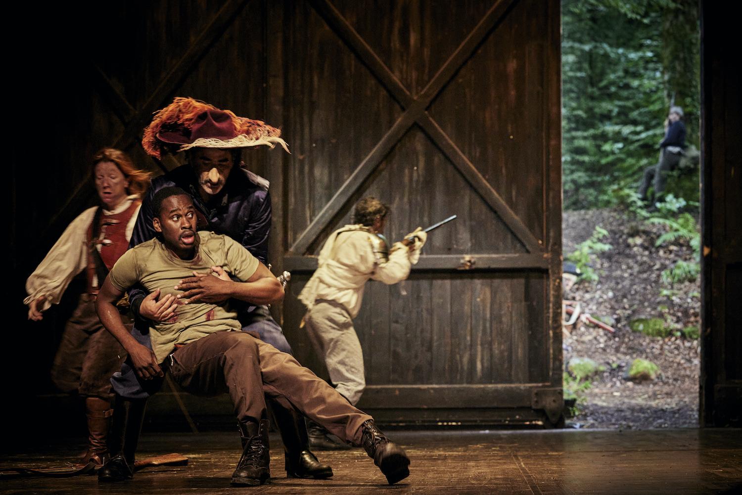 Cyrano De Bergerac, Yanua Compagnie, Katja Hunsinger & Rodolphe Dana, Théâtre du Peuple © Christophe Raynaud de Lage