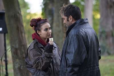 Clara Starkier et Nicolas Zaaboub-Charrier dans Boxing Shadows mis en scène par Isabelle Starkier © DR