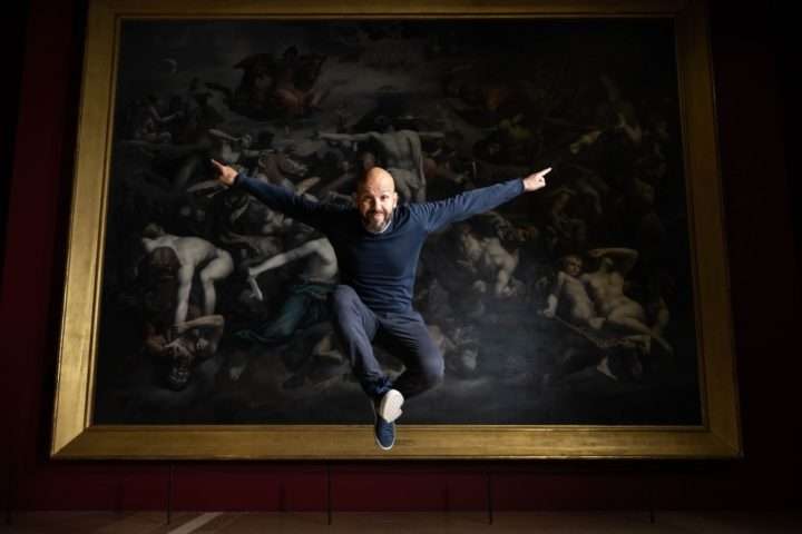 Mourad Merzouki, au Musée du Louvre © Julien Benhamou
