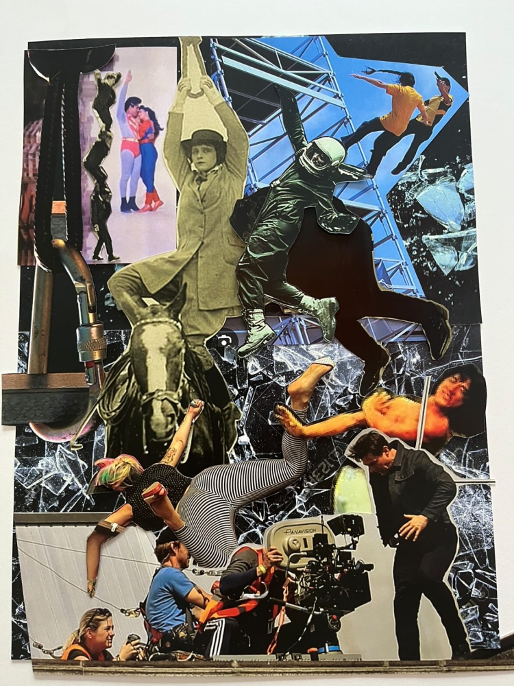 collage imaginé par Solène Wachter en guise de présentation de Machine à spectacle © DE