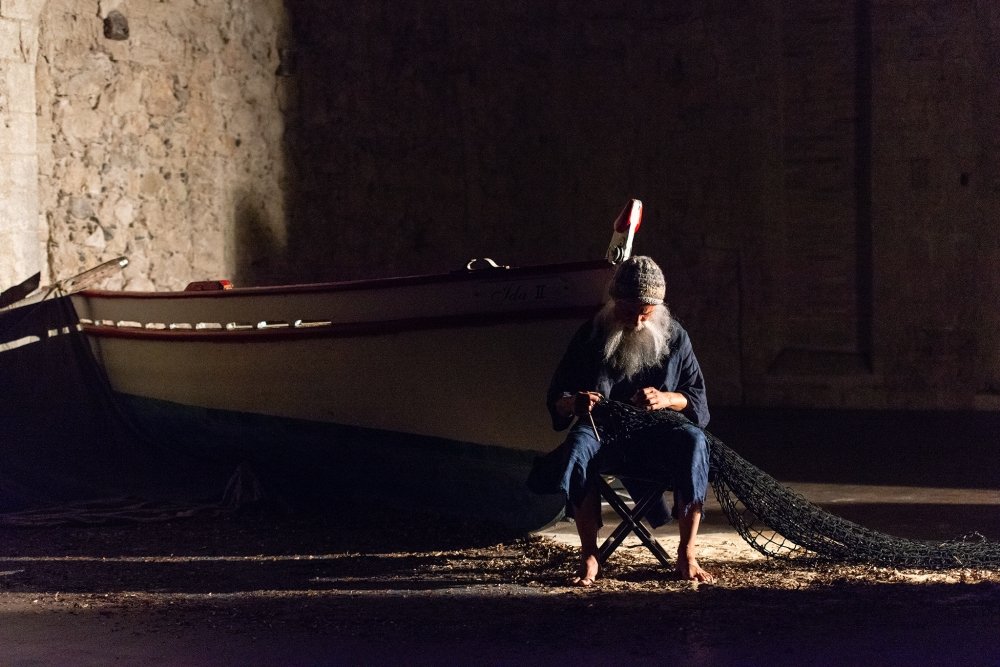 Le Viel Homme et la mer d'Ernest Hemingway, mise en scène de Muriel Mayette-Holtz  © Régis Rocca 