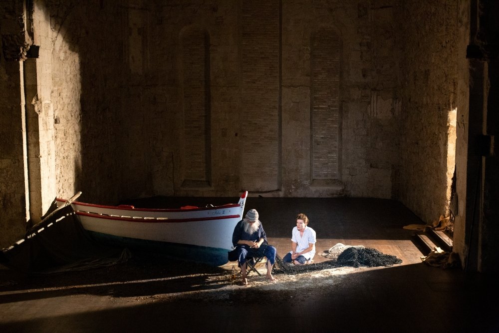 Le Viel Homme et la mer d'Ernest Hemingway, mise en scène de Muriel Mayette-Holtz  © Léa Saboun